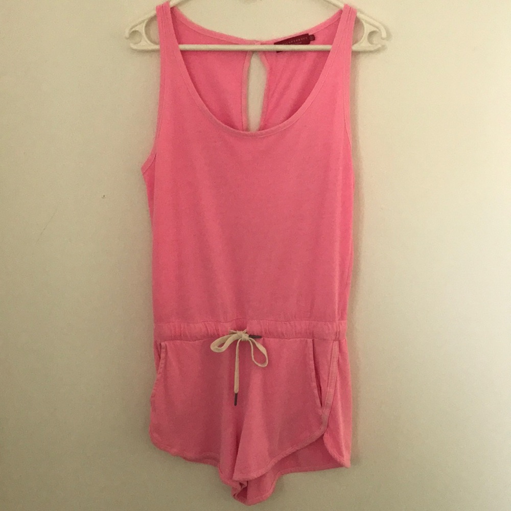 Philanthropy Pink Cotton Romper sz S